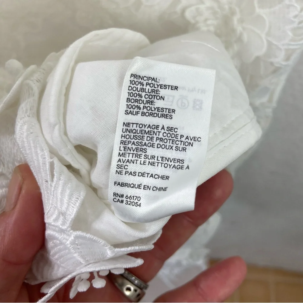 Zimmermann raie lace flower mini dress - ivory - Picture 12 of 15